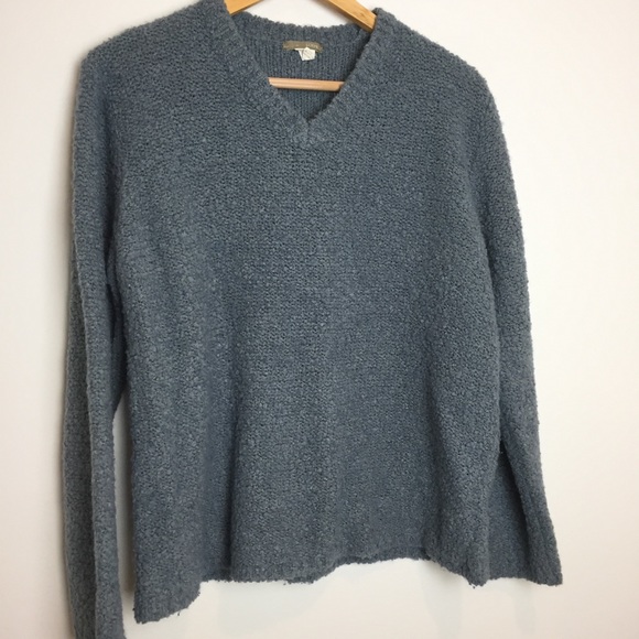 J. Crew Sweaters - J.Crew dusty blue sweater. V-neck. Cozy
